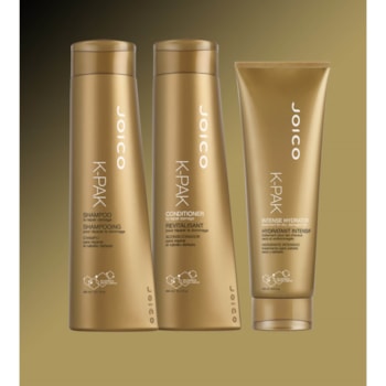 Kit Triplo Joico K-Pak Reconstrução e Hidratação Profunda Kit Triplo Joico K-Pak Reconstrução e Hidratação Profunda