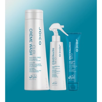 Kit Triplo Joico Curl para Cabelos Cacheados (Shampoo + Creme + Spray) Kit Triplo Joico Curl para Cabelos Cacheados (Shampoo + Creme + Spray)