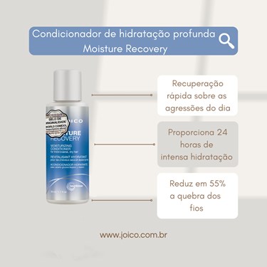 CONDICIONADOR HIDRATANTE PARA CABELOS RESSECADOS - JOICO MOISTURE RECOVERY 50 ml
