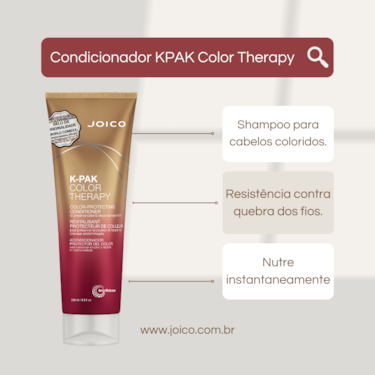 CONDICIONADOR NUTRITIVO PARA CABELOS MULTIPROCESSADOS – JOICO K-PAK COLOR THERAPY 1000 ml