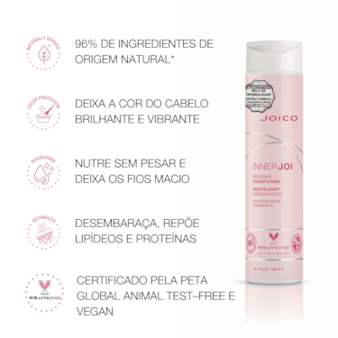 CONDICIONADOR PRESERVE – JOICO INNERJOI 300ML CONDICIONADOR PRESERVE – JOICO INNERJOI 300ML