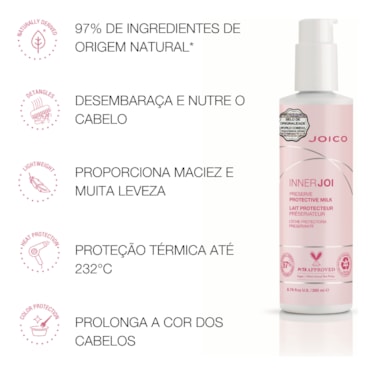 LEAVE-IN PRESERVE PROTECTIVE MILK – JOICO INNERJOI 200ML LEAVE-IN PRESERVE PROTECTIVE MILK – JOICO INNERJOI 200ML