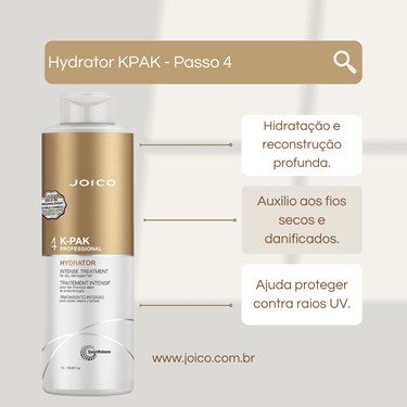 Máscara de Hidratação K-PAK Hydrator Intense Treatment 1000ml (Smart Release)