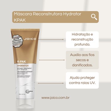 Máscara de Hidratação K-PAK Hydrator Intense Treatment Smart Release 250ml