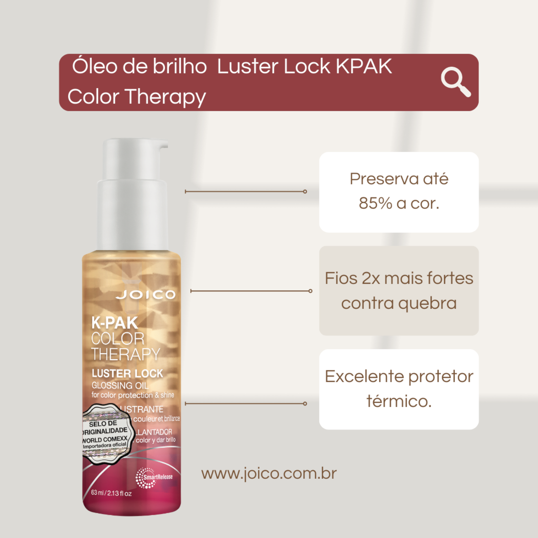 Óleo de Tratamento com Efeito Gloss - JOICO K-PAK 63 ml