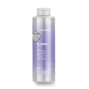 SHAMPOO DESAMARELADOR PARA CABELOS LOIROS - JOICO BLONDE LIFE 1000 ml