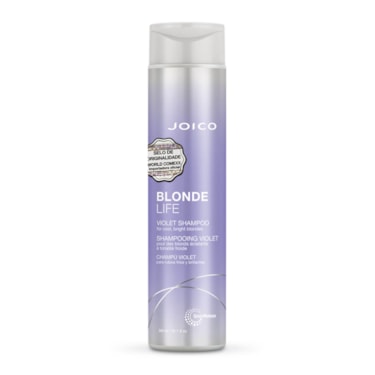 SHAMPOO DESAMARELADOR PARA CABELOS LOIROS - JOICO BLONDE LIFE 300 ml SHAMPOO DESAMARELADOR PARA CABELOS LOIROS - JOICO BLONDE LIFE 300 ml