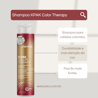 SHAMPOO NUTRITIVO PARA CABELOS MULTIPROCESSADOS – JOICO K-PAK COLOR THERAPY  1000 ml