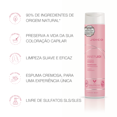 SHAMPOO PRESERVE – JOICO INNERJOI 300ML SHAMPOO PRESERVE – JOICO INNERJOI 300ML