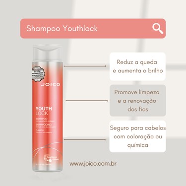 Shampoo Youthlock para cabelos fragilizados 300ml